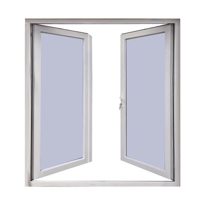 Pvc / Upvc Glass Casement Window European Style Double Glazed Casement Window
