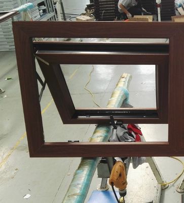 Awning Plastic PVC Window Automatic Top Hung Double Glazed Windows