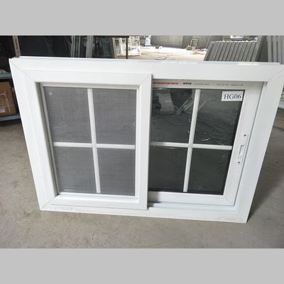 PVC / UPVC Horizontal Modern Sliding Window For House With Mosquito Screen