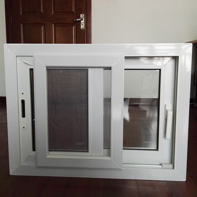 Hurricane Impact PVC Sliding Window With Mosquito Mesh Customized