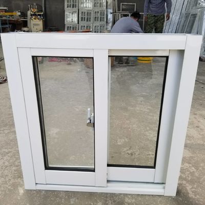Aluminum Profile UPVC Vertical Sliding Glass Windows Residential Sliding Doors OEM