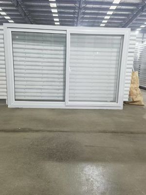 Conventional White UPVC Sliding Window And Door Multiple Locking Solutions