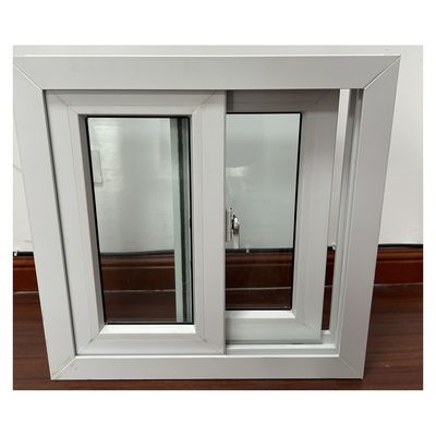 Customized Transparent UPVC Sliding Windows Horizontal Sliding UPVC Windows