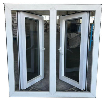 UPVC Glass Casement Window Hurricane Impact Glass Windows And Doors
