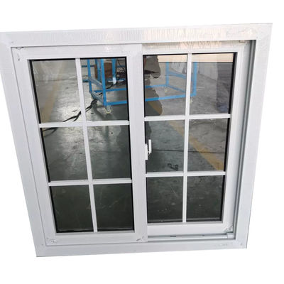 North American Latest Design Grill PVC UPVC  Sliding Glass Windows