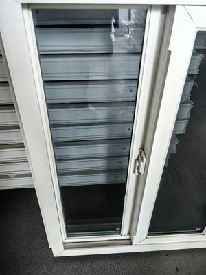 Stile americano Upvc Window Customization Color del telaio per vinile Single Sliding And Fixed Window