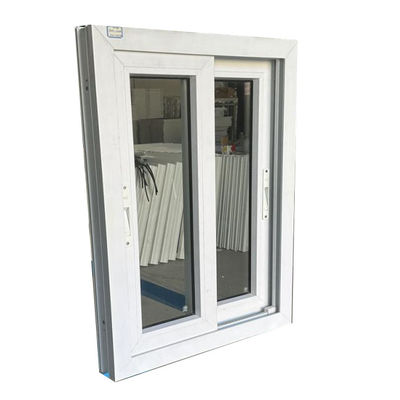 Custom UPVC PVC Sliding Windows For Residential Commercial Buildings Medium Soundproofing