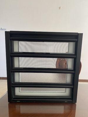 Aluminum Single Glass Modern Louver Windows Adjustable Louver Windows Jalousie Windows With Fly Screen