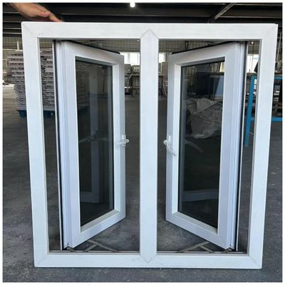 
German Quality Energy Saving Profile UPVC Glass Windows and Doors Construction UPVC Casement Windows and Doors