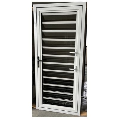 Aluminum Glass Shutter Door Openable Plantation Louver Ventilation Grille Door and Window
