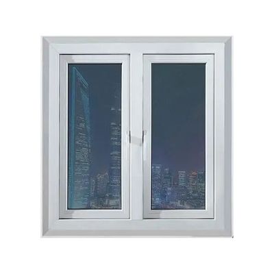 Construction & Real Estate Wholesale Double Glazed PVC/UPVC Casement House Windows Hurricane Impact Design
