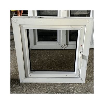 European Design UPVC Double Glazing Swing Casement Window 26*26 Inch Sizes Customizable PVC Window