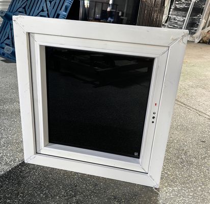 French Style White Frame Upvc Casement Windows Hot Sales Low Price Glazed Casement Windows