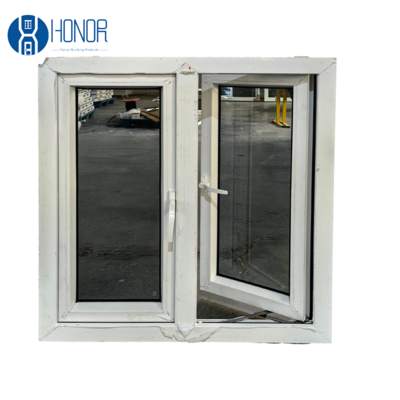 Upvc Plastic Swing Open Double Glazing Pvc Casement Windows For Home