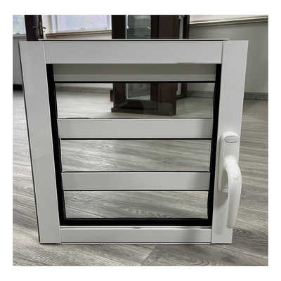 Fixed Adjustable Glass Jalousie Aluminium Louvre Windows Powder Coating