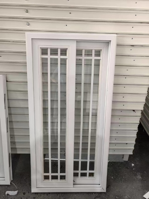 UPVC Sliding Window with Tempered Glass and Fiber Screen
